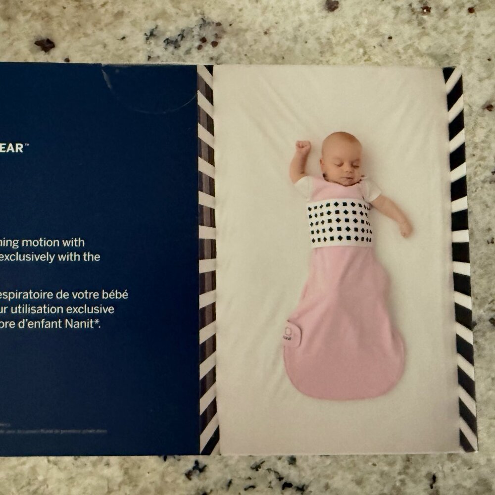 NWT Nanit Breathing Wear Sleeping Bag 3-6 Months Blush Pink Months Purple